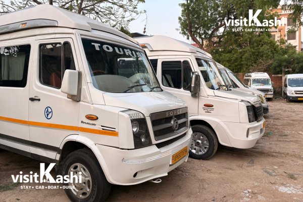 17 Seater Tempo Traveller cab booking Varanasi – VisitKashi