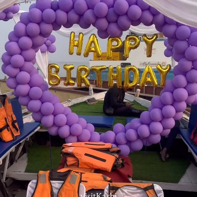 Unforgettable Surprise Boat Birthday Celebration on the Holy Ganges, Varanasi. — VisitKashi Instagram
